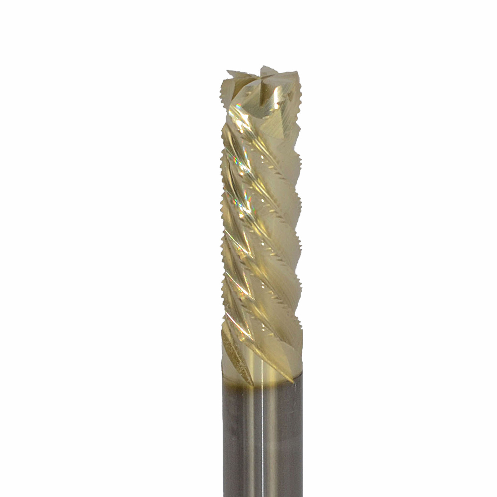 Onsrud 66-405 Solid Carbide router 6FL 3/8 x 1-1/8 x 3 OAL For Honeycomb Panel, Cardboard Honeycomb, 3/8 Shank, ZrN Coated