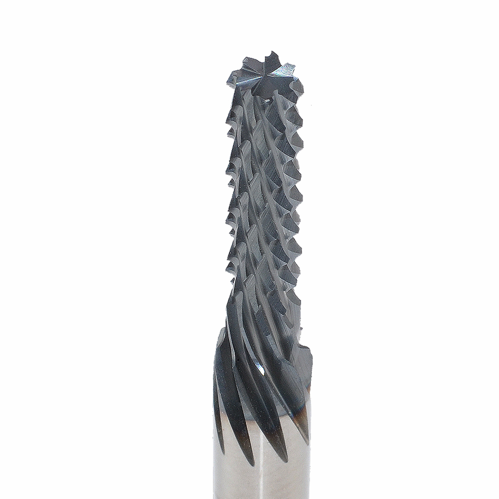 Onsrud 66-906ALTIN Solid Carbide router MULTIFL 3/16 x 5/8 x 2 OAL For Composite, Fiberglass, 1/4 Shank, ESG Coated