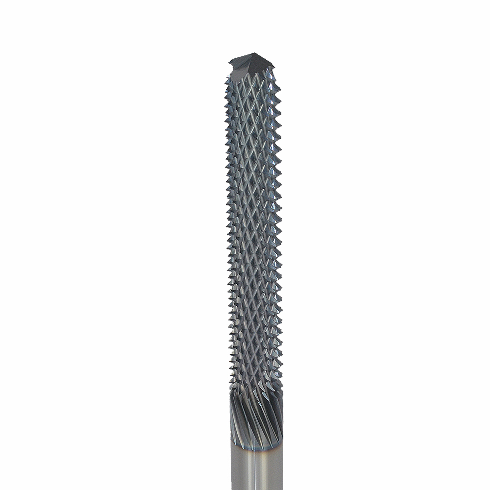 Onsrud 66-914ALTIN Solid Carbide router MULTIFL 1/4 x 1-1/2 x 3-1/2 OAL For Composite, Fiberglass, 1/4 Shank, ESG Coated