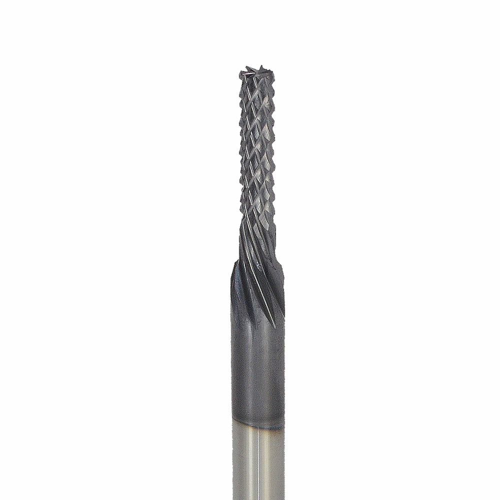 Onsrud 66-972ALTIN Solid Carbide router MULTIFL 4.00 mm x 16.00 mm x 50.00 mm OAL For Composite, Fiberglass, 6.00 mm Shank, ESG Coated