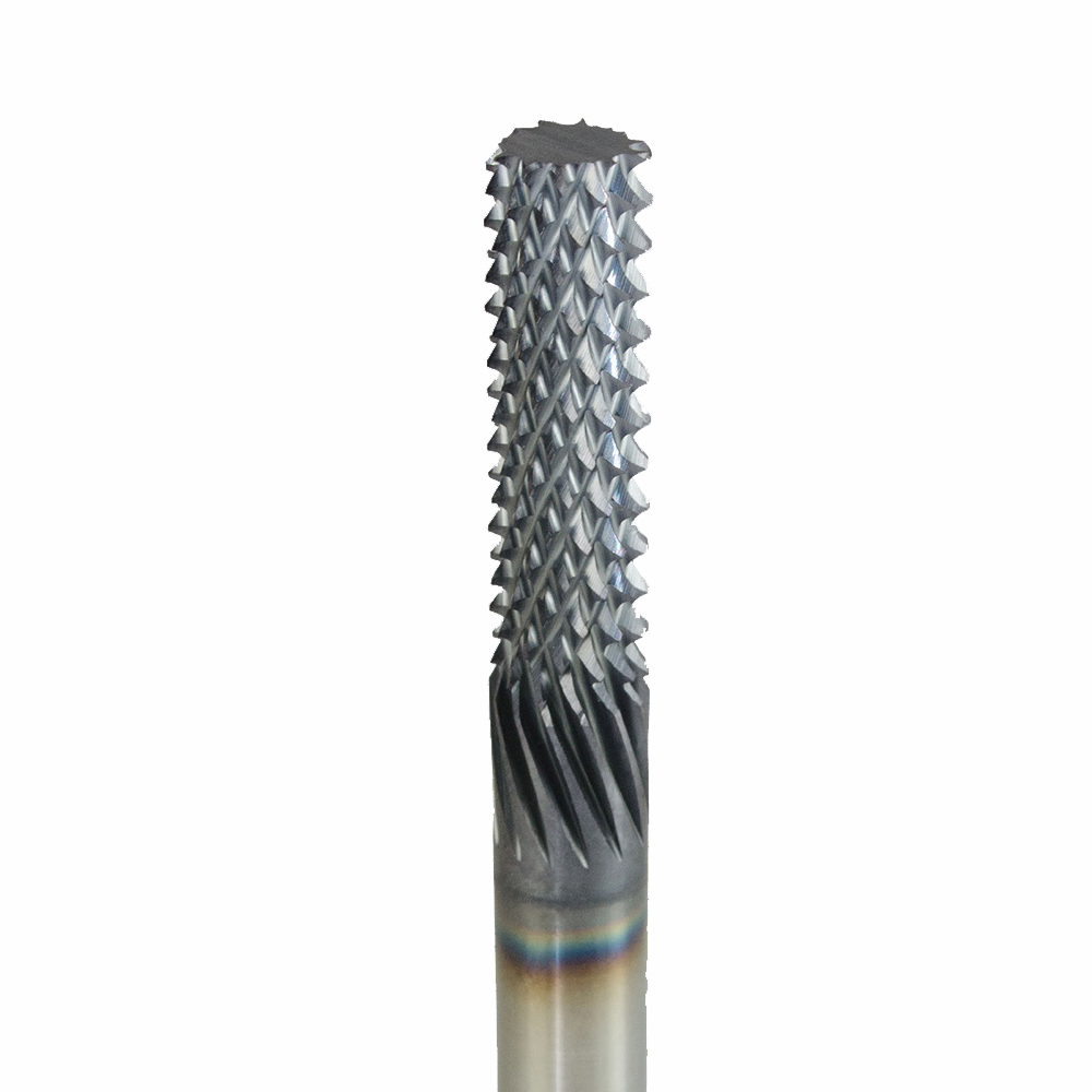 Onsrud 66-983ALTIN Solid Carbide router MULTIFL 8.00 mm x 25.00 mm x 63.00 mm OAL For Composite, Fiberglass, 8.00 mm Shank, ESG Coated