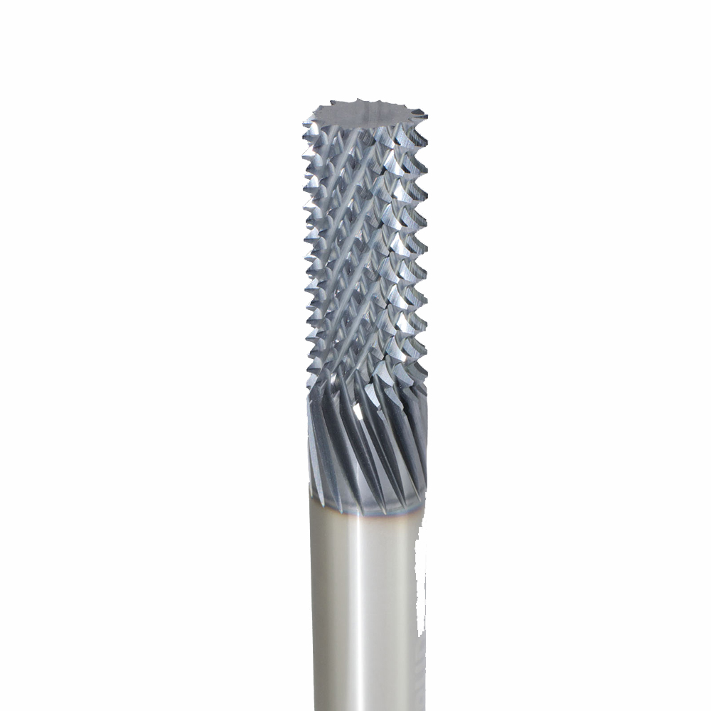 Onsrud 66-991ALTIN Solid Carbide router MULTIFL 12.00 mm x 25.00 mm x 75.00 mm OAL For Composite, Fiberglass, 12.00 mm Shank, ESG Coated