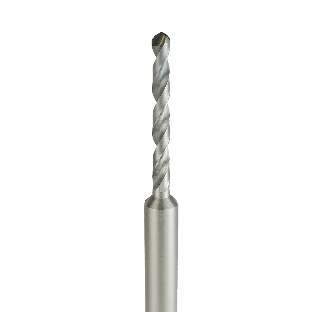 Onsrud 68-910 PCD drill 2FL 24/125 x 1/1 x 3 OAL For Composite, 1/4 Shank