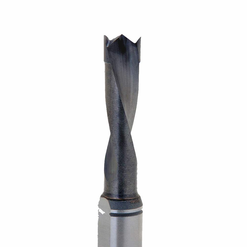 Onsrud 72-006 Solid Carbide boring bit 2FL LH 5.00 mm x 30.00 mm x 57.00 mm OAL For Soft Wood, Hard Wood, Wood Composite, Laminated Wood, 10.00 mm Shank