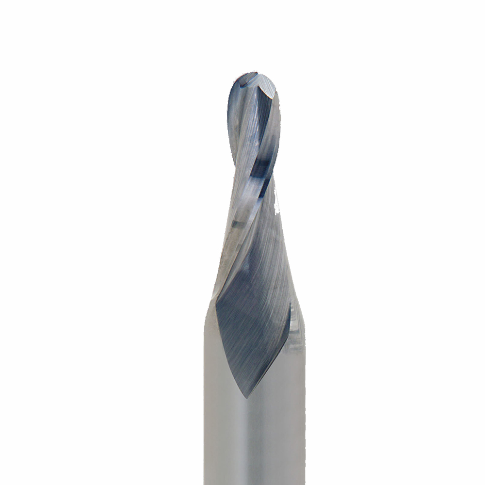 Onsrud 77-116 Solid Carbide router 2FL 1/4 x 1/1 x 4 OAL For Soft Wood, Hard Wood, Soft Plastic, Hard Plastic, Aluminum, 1/2 Shank