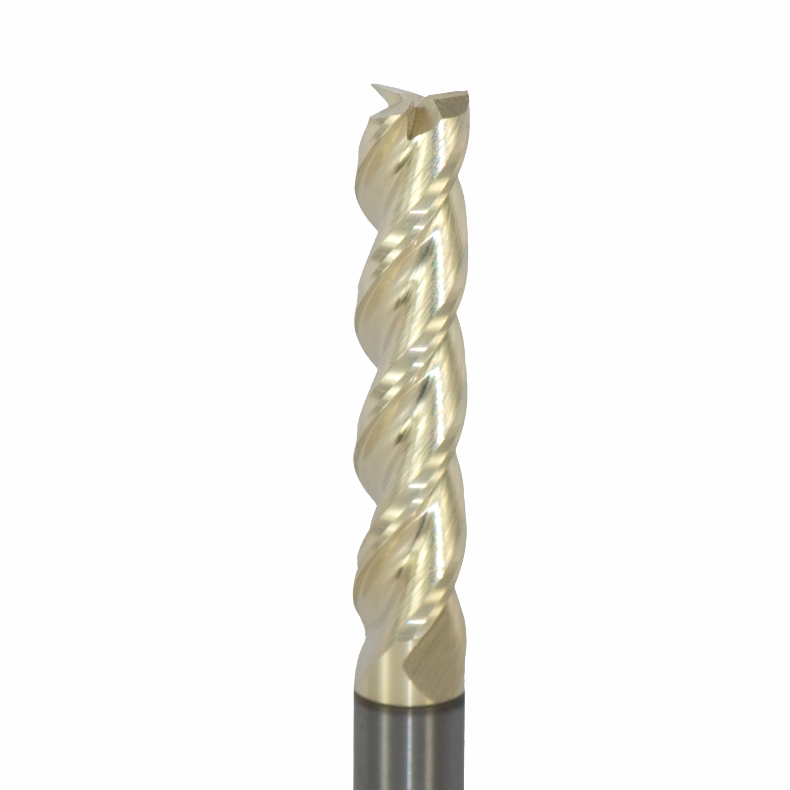 Onsrud AMC400079 Solid Carbide end mill 3FL 3/16 x 7/8 x 2-1/2 OAL Square CR For ISO N Non-Ferrous, Aluminum, Brass, Bronze, Copper, 3/16 Shank, ZrN Coated