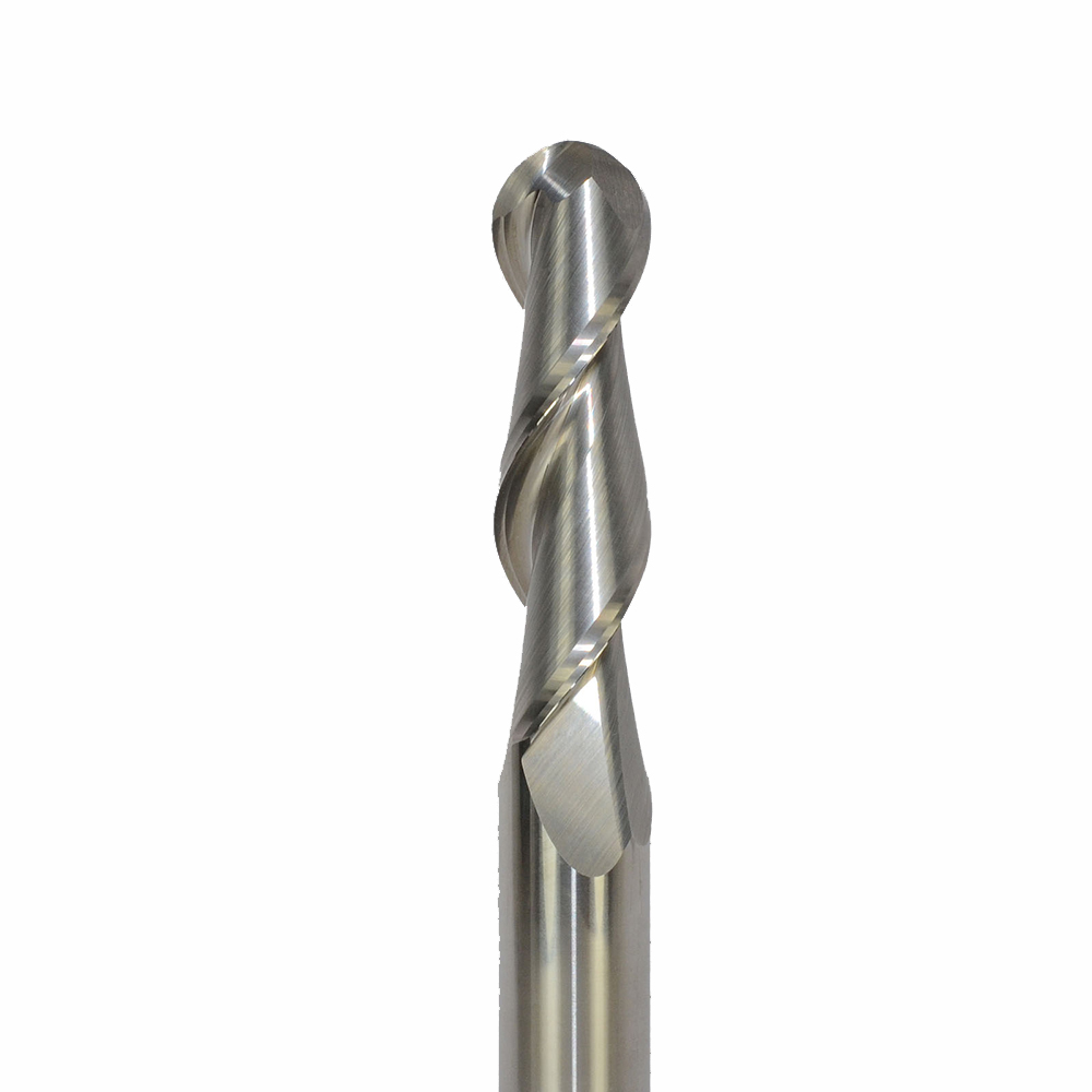 Onsrud AMC701838 Solid Carbide end mill 2FL 3/4 x 2-1/2 x 5 OAL Ball CR For ISO N Non-Ferrous, Aluminum, Brass, Bronze, Copper, 3/4 Shank, N/A Coated