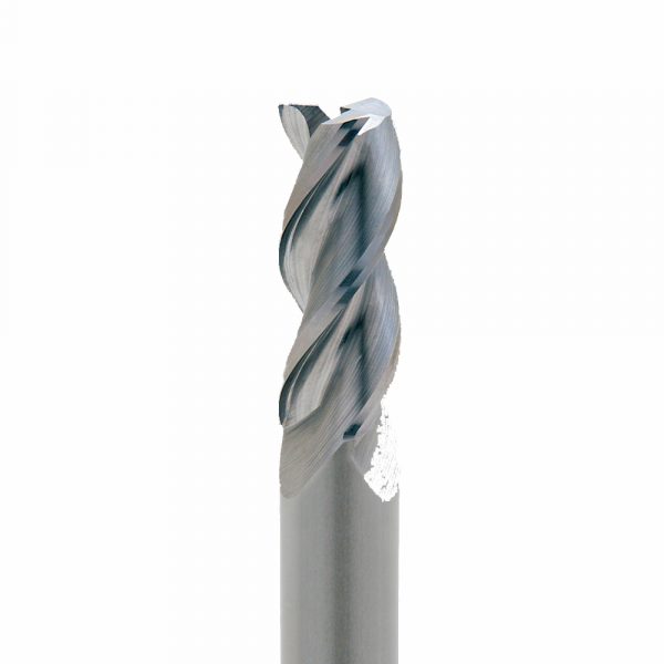 Onsrud 42-52 Solid Carbide end mill 3FL 1/1 x 2-1/2 x 5 OAL Square CR For ISO N Non-Ferrous, Aluminum, Brass, Bronze, Copper, 1/1 Shank, N/A Coated