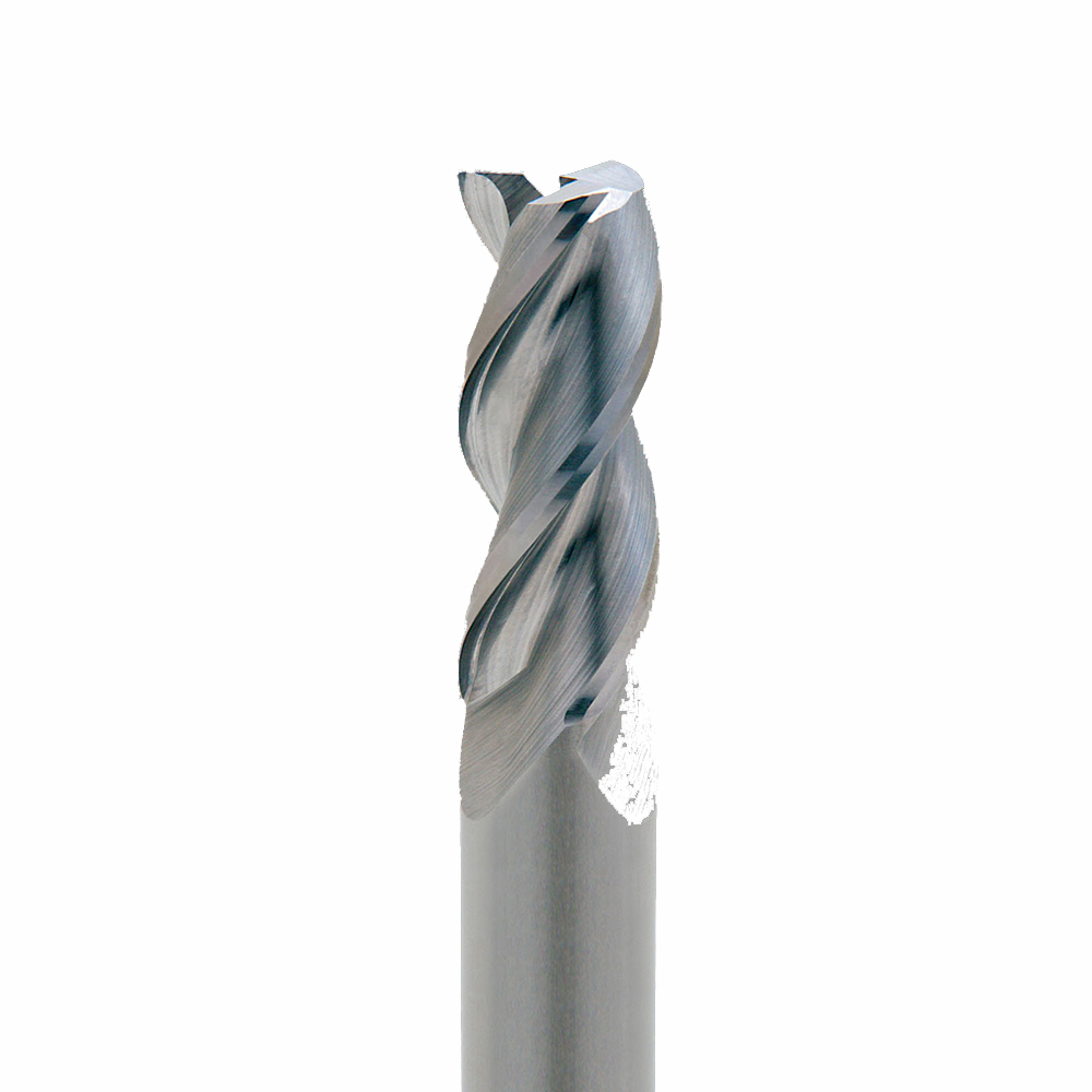 Onsrud AMC704253 Solid Carbide end mill 3FL 1/1 x 2-1/2 x 5 OAL Square CR For ISO N Non-Ferrous, Aluminum, Brass, Bronze, Copper, 1/1 Shank, ZrN Coated