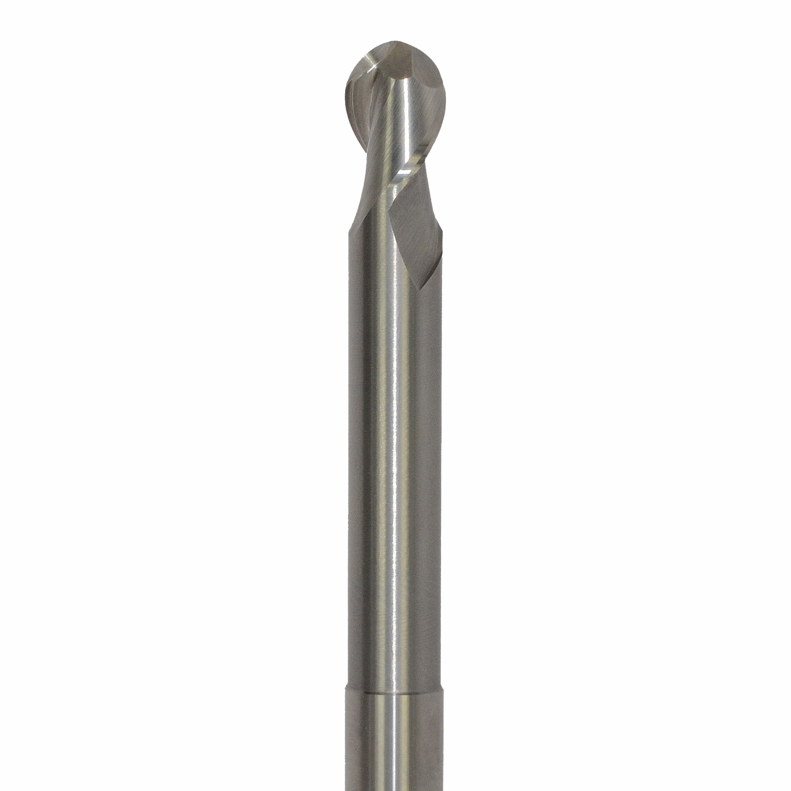 Onsrud AMC707989 Solid Carbide end mill 2FL 1/1 x 1-1/4 x 7 OAL Ball CR For ISO N Non-Ferrous, Aluminum, Brass, Bronze, Copper, 1/1 Shank, ZrN Coated