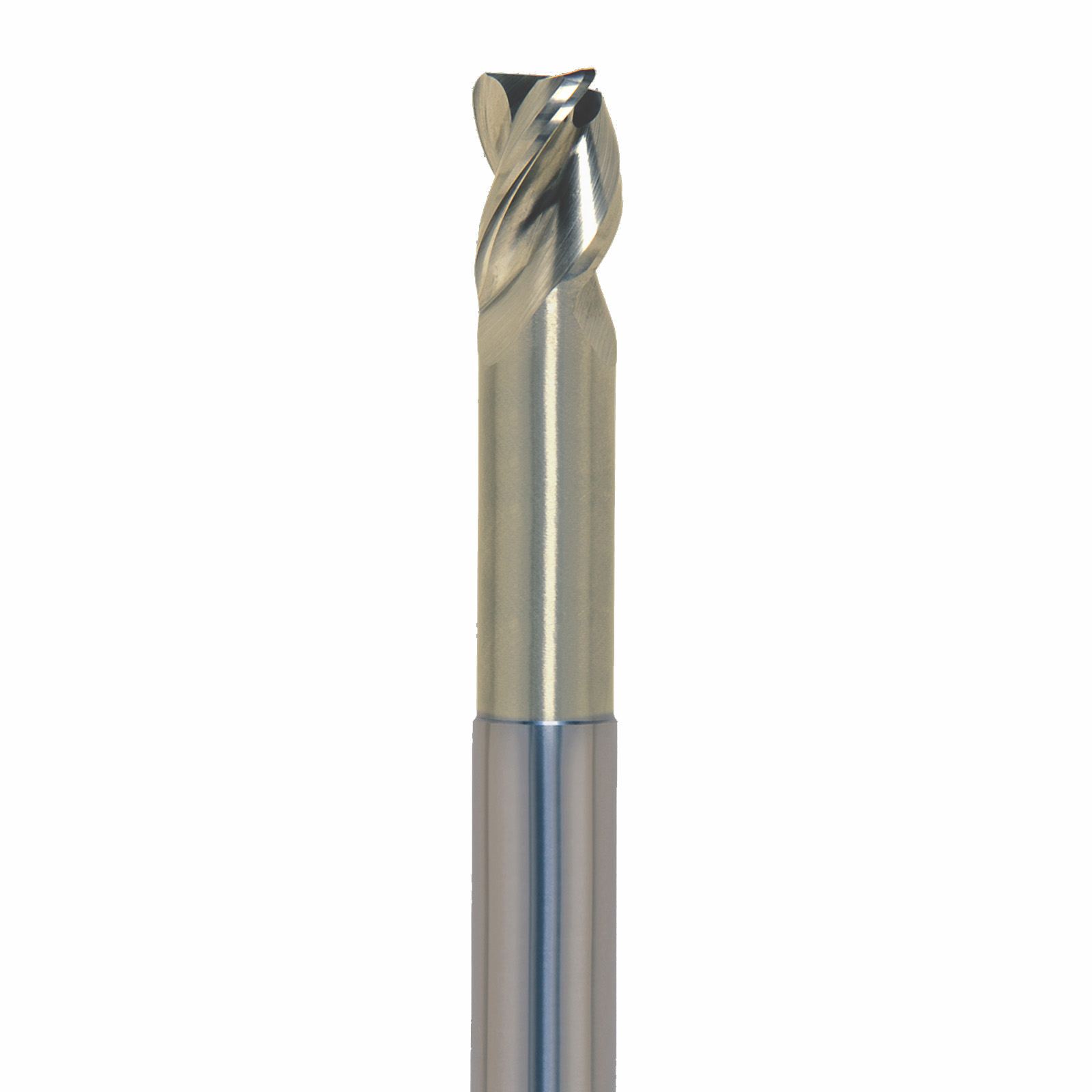 Onsrud AMC709103 Solid Carbide end mill 3FL 1/4 x 3/8 x 4 OAL Square CR For ISO N Non-Ferrous, Aluminum, Brass, Bronze, Copper, 1/4 Shank, ZrN Coated