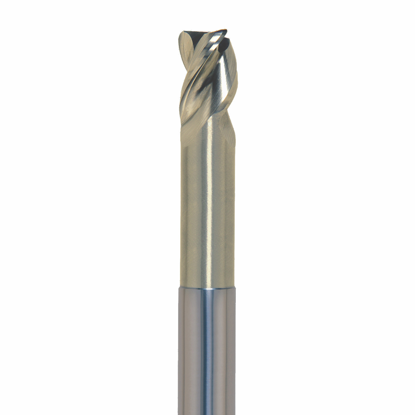 Onsrud AMC709107 Solid Carbide end mill 3FL 1/4 x 3/8 x 4 OAL 0.015 CR For ISO N Non-Ferrous, Aluminum, Brass, Bronze, Copper, 1/4 Shank, ZrN Coated