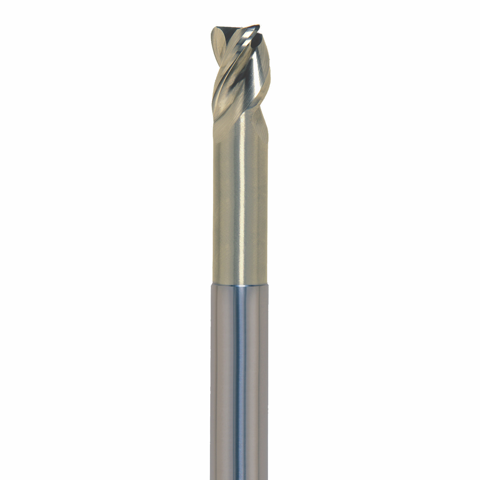 Onsrud AMC709115 Solid Carbide end mill 3FL 1/4 x 3/8 x 4 OAL 0.060 CR For ISO N Non-Ferrous, Aluminum, Brass, Bronze, Copper, 1/4 Shank, ZrN Coated