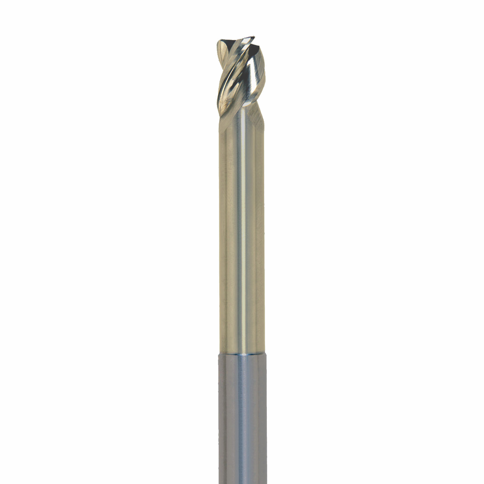 Onsrud AMC709753 Solid Carbide end mill 3FL 1/4 x 3/8 x 4 OAL Square CR For ISO N Non-Ferrous, Aluminum, Brass, Bronze, Copper, 1/4 Shank, ZrN Coated