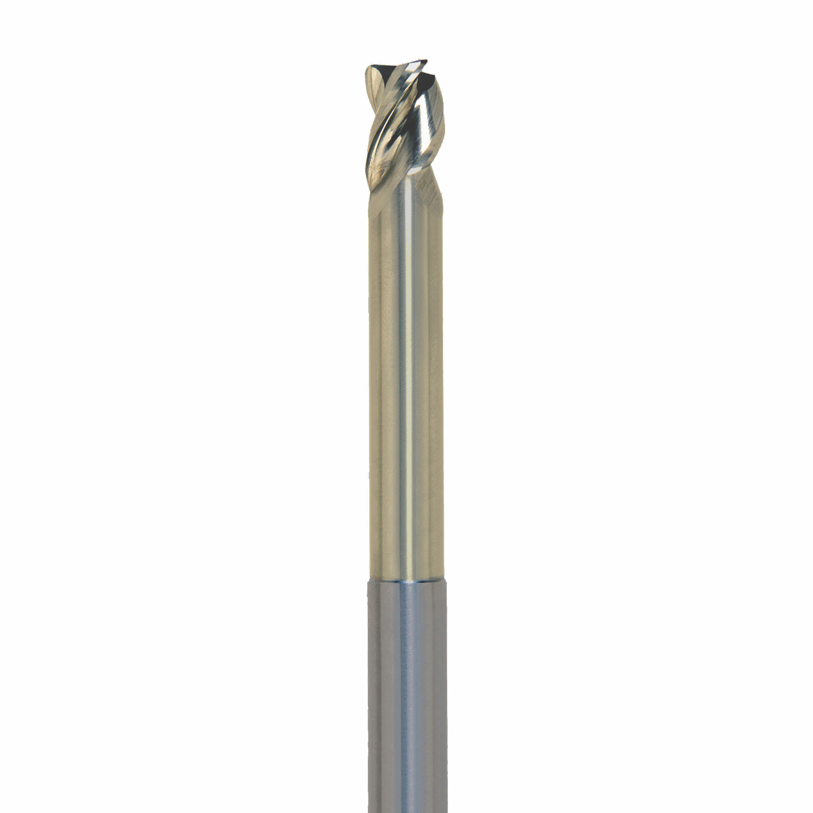 Onsrud AMC709761 Solid Carbide end mill 3FL 1/4 x 3/8 x 4 OAL 0.030 CR For ISO N Non-Ferrous, Aluminum, Brass, Bronze, Copper, 1/4 Shank, ZrN Coated