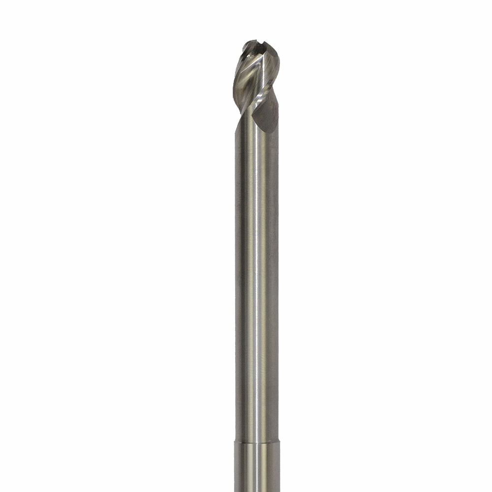 Onsrud AMC710938 Solid Carbide end mill 3FL 1/1 x 1-1/4 x 7 OAL Ball CR For ISO N Non-Ferrous, Aluminum, Brass, Bronze, Copper, 1/1 Shank, N/A Coated