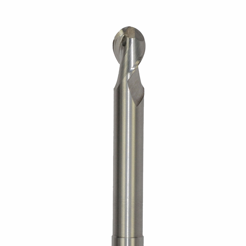 Onsrud AMC713289 Solid Carbide end mill 2FL 1/1 x 1-1/4 x 6 OAL Ball CR For ISO N Non-Ferrous, Aluminum, Brass, Bronze, Copper, 1/1 Shank, ZrN Coated