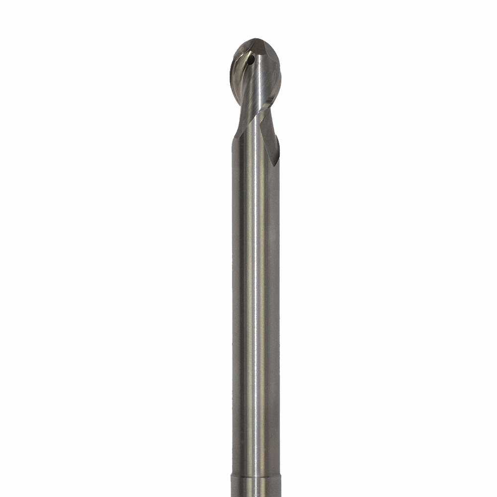 Onsrud AMC713839 Solid Carbide end mill 2FL 3/4 x 1/1 x 6 OAL Ball CR For ISO N Non-Ferrous, Aluminum, Brass, Bronze, Copper, 3/4 Shank, ZrN Coated