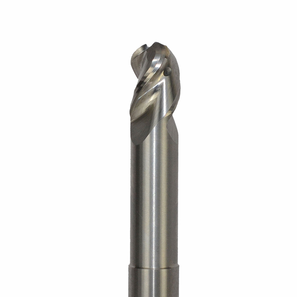 Onsrud AMC715638 Solid Carbide end mill 3FL 1/1 x 1-1/4 x 5 OAL Ball CR For ISO N Non-Ferrous, Aluminum, Brass, Bronze, Copper, 1/1 Shank, N/A Coated