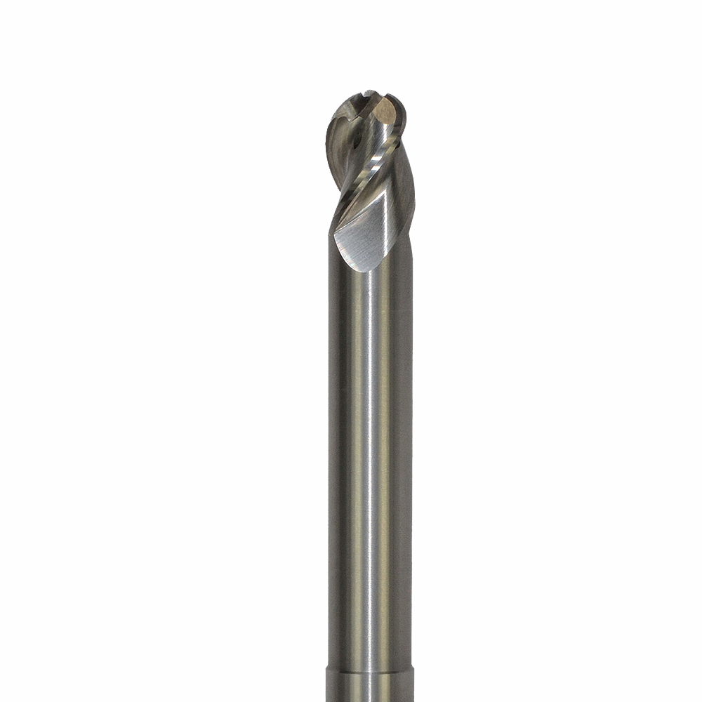 Onsrud AMC716189 Solid Carbide end mill 3FL 3/4 x 1/1 x 6 OAL Ball CR For ISO N Non-Ferrous, Aluminum, Brass, Bronze, Copper, 3/4 Shank, ZrN Coated