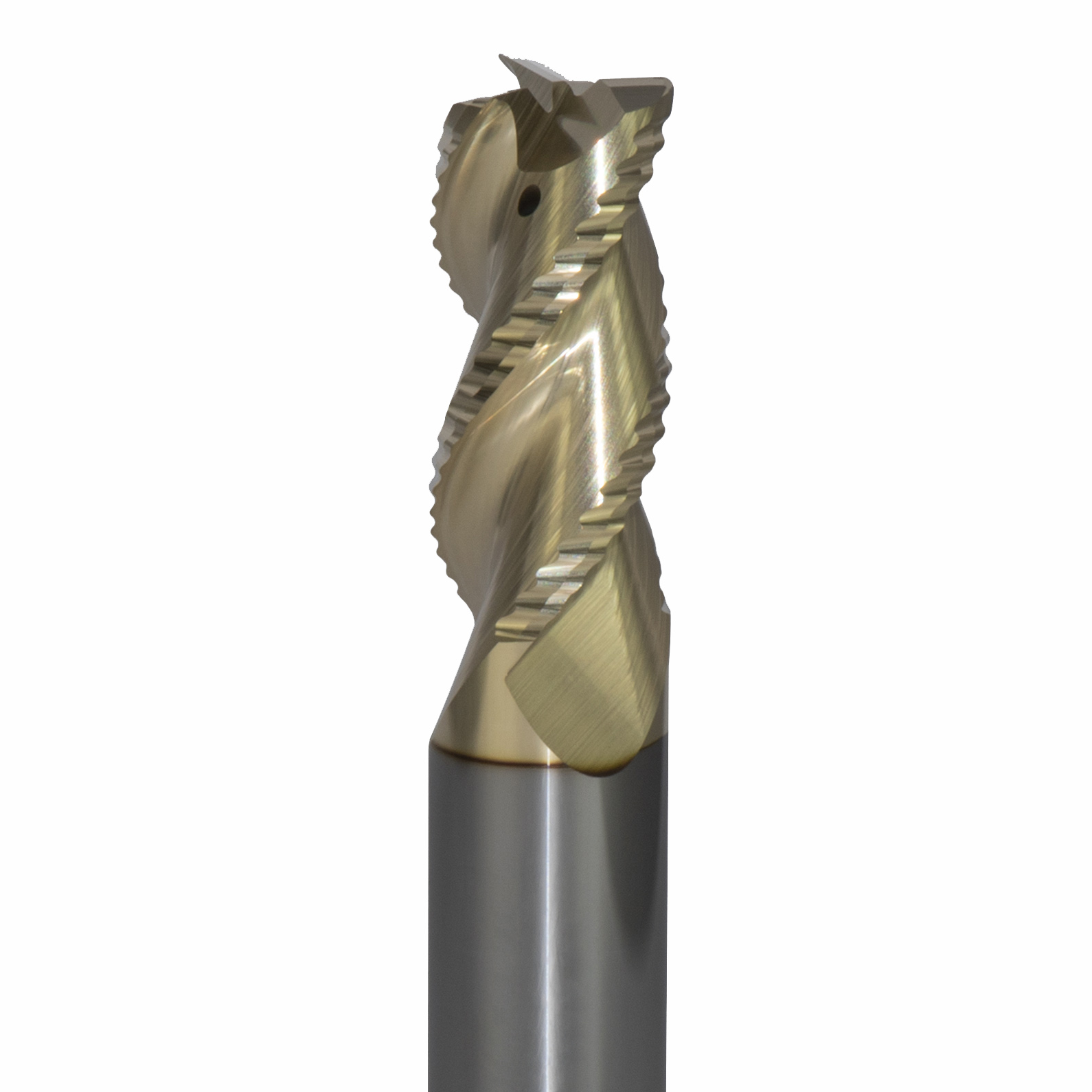Onsrud AMC800483 Solid Carbide end mill 3FL 5/8 x 1-3/8 x 3-1/2 OAL 0.030 CR For ISO N Non-Ferrous, Aluminum, Brass, Bronze, Copper, 5/8 Shank, ZrN Coated