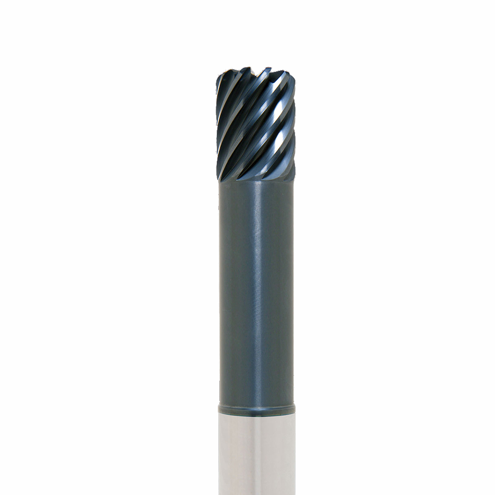Onsrud EMC600698 Solid Carbide end mill 10FL 1/1 x 1-1/4 x 7 OAL 0.250 CR For ISO S, ISO M, Titanium, Stainless Steel, 1/1 Shank, ESG Coated
