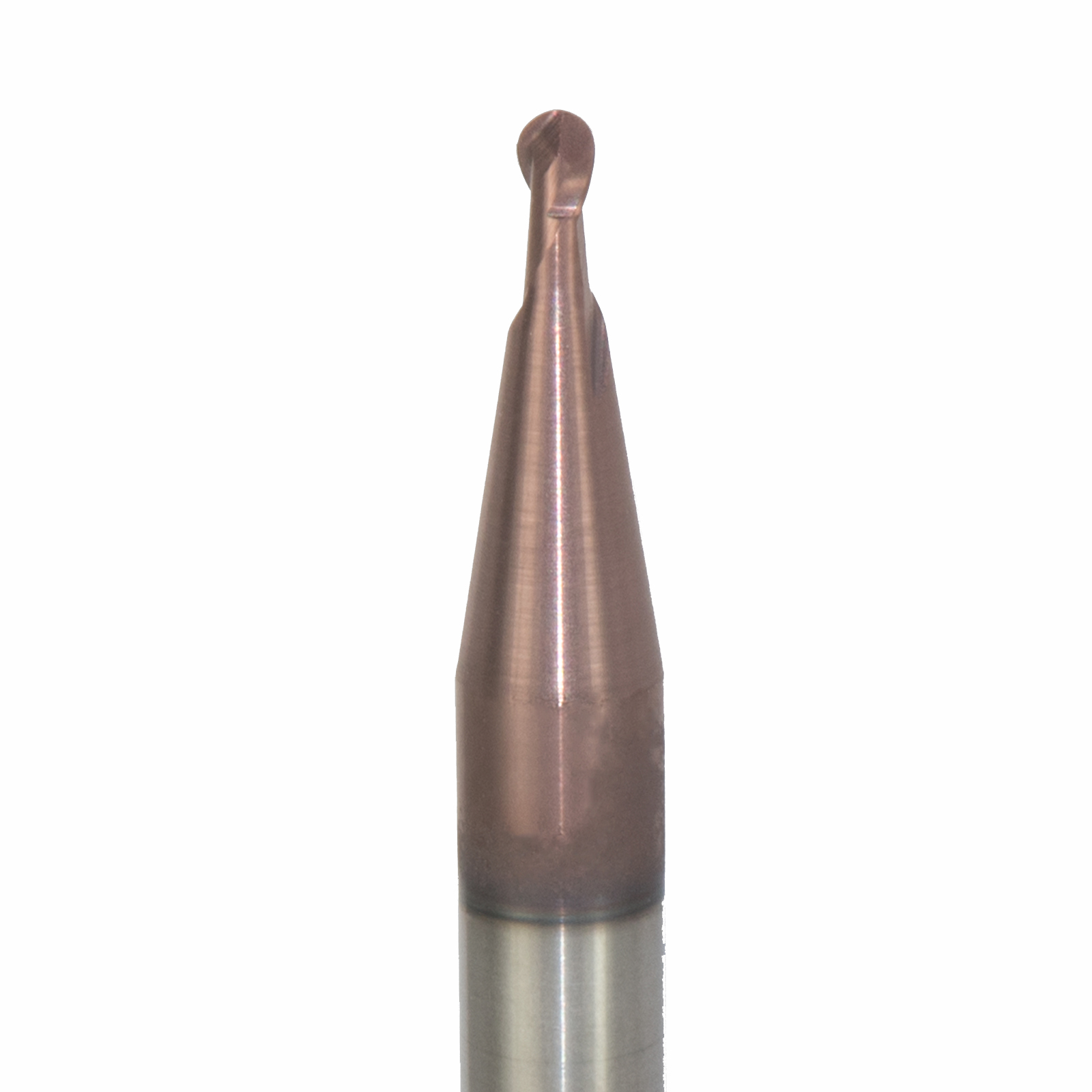 Onsrud MDR2641037 Solid Carbide end mill 2FL 469/5000 x 469/5000 x 3 OAL Ball CR For ISO P, Mold & Die Steel, 1/4 Shank, ESR Coated
