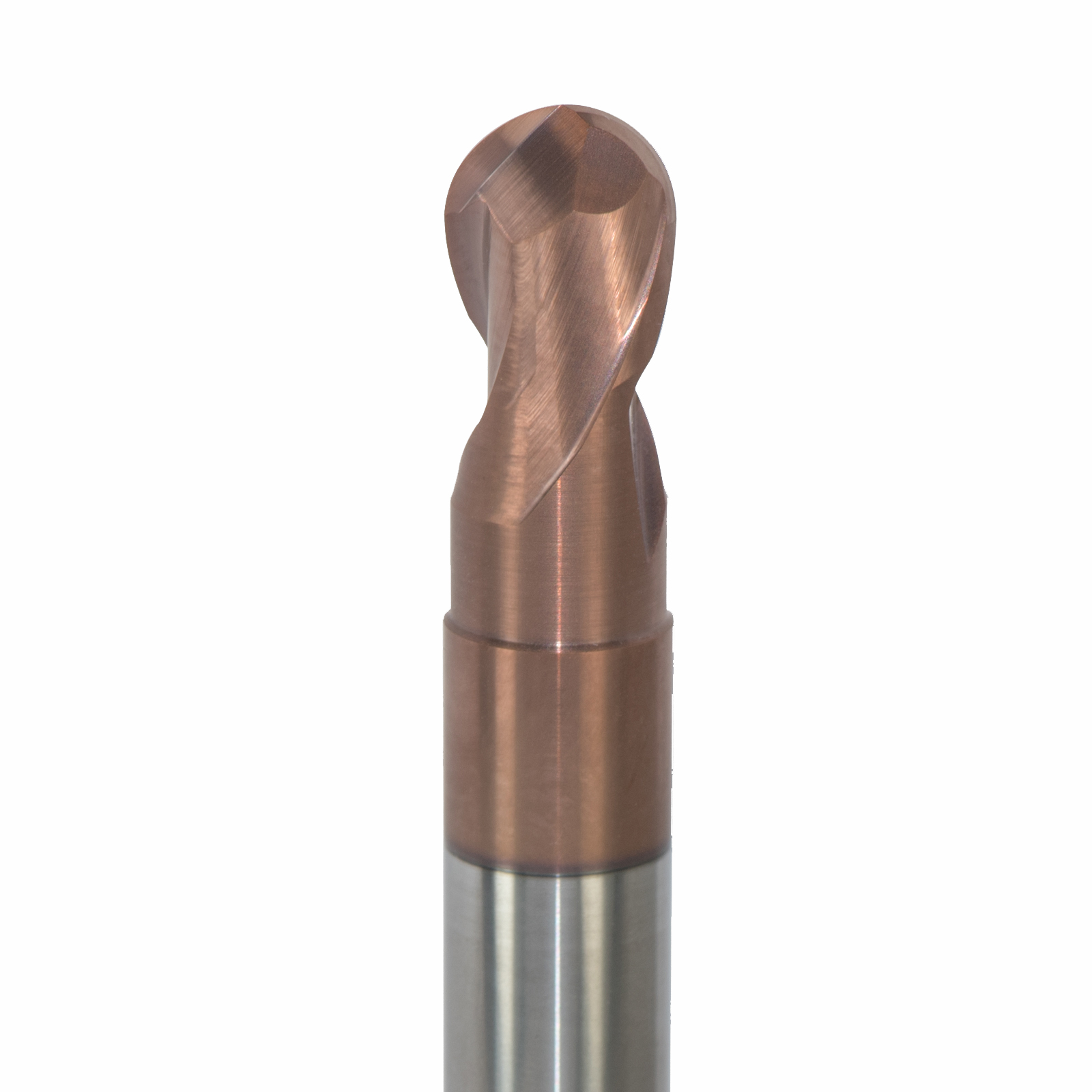Onsrud MDR2641043 Solid Carbide end mill 2FL 1/2 x 1/2 x 4-1/2 OAL Ball CR For ISO P, Mold & Die Steel, 1/2 Shank, ESR Coated
