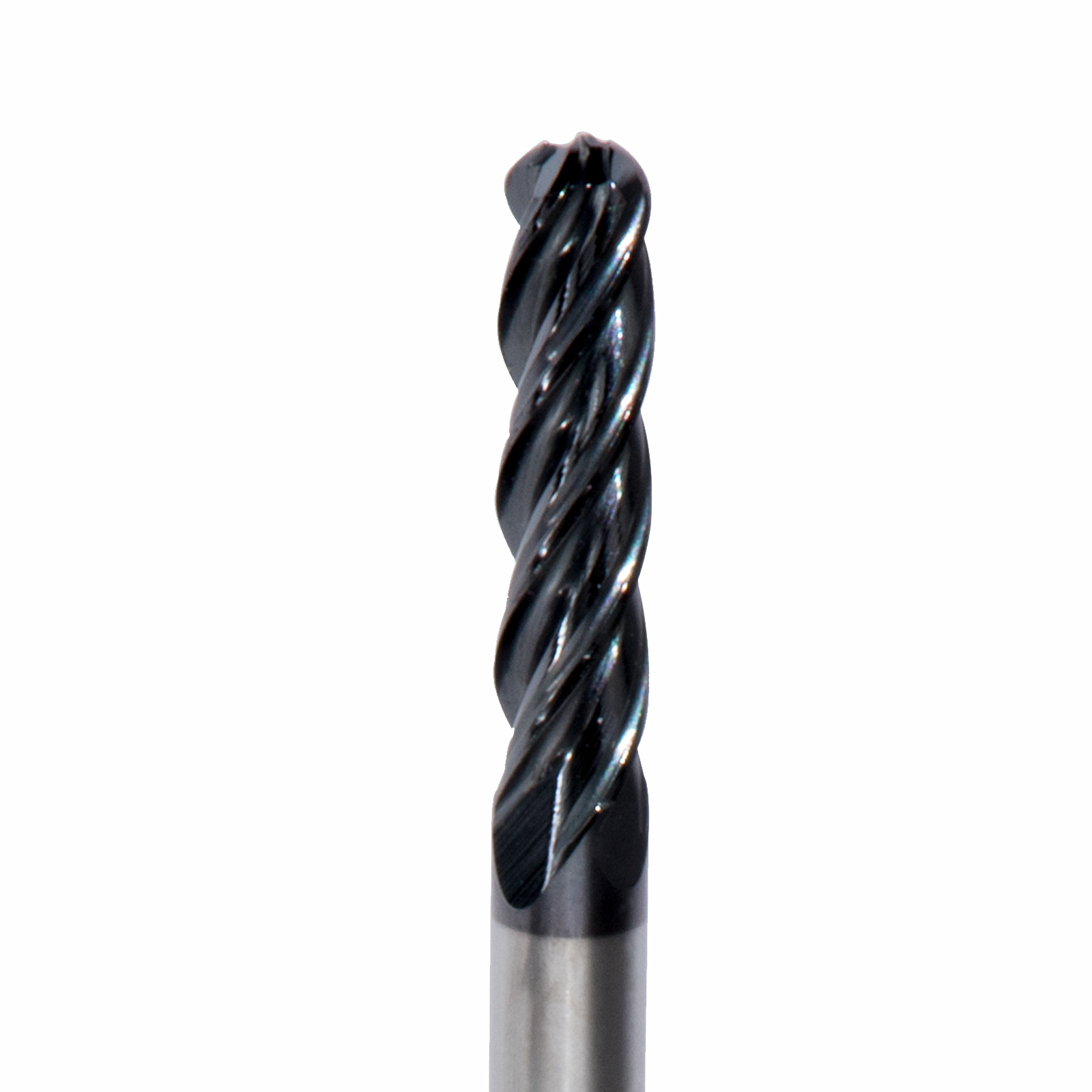 Onsrud MXB2650501W Solid Carbide end mill 4FL 1/8 x 1/2 x 2-1/2 OAL Ball CR For ISO S, ISO M, ISO P, Titanium, Stainless Steel, Steel, 1/8 Shank, ESG Coated