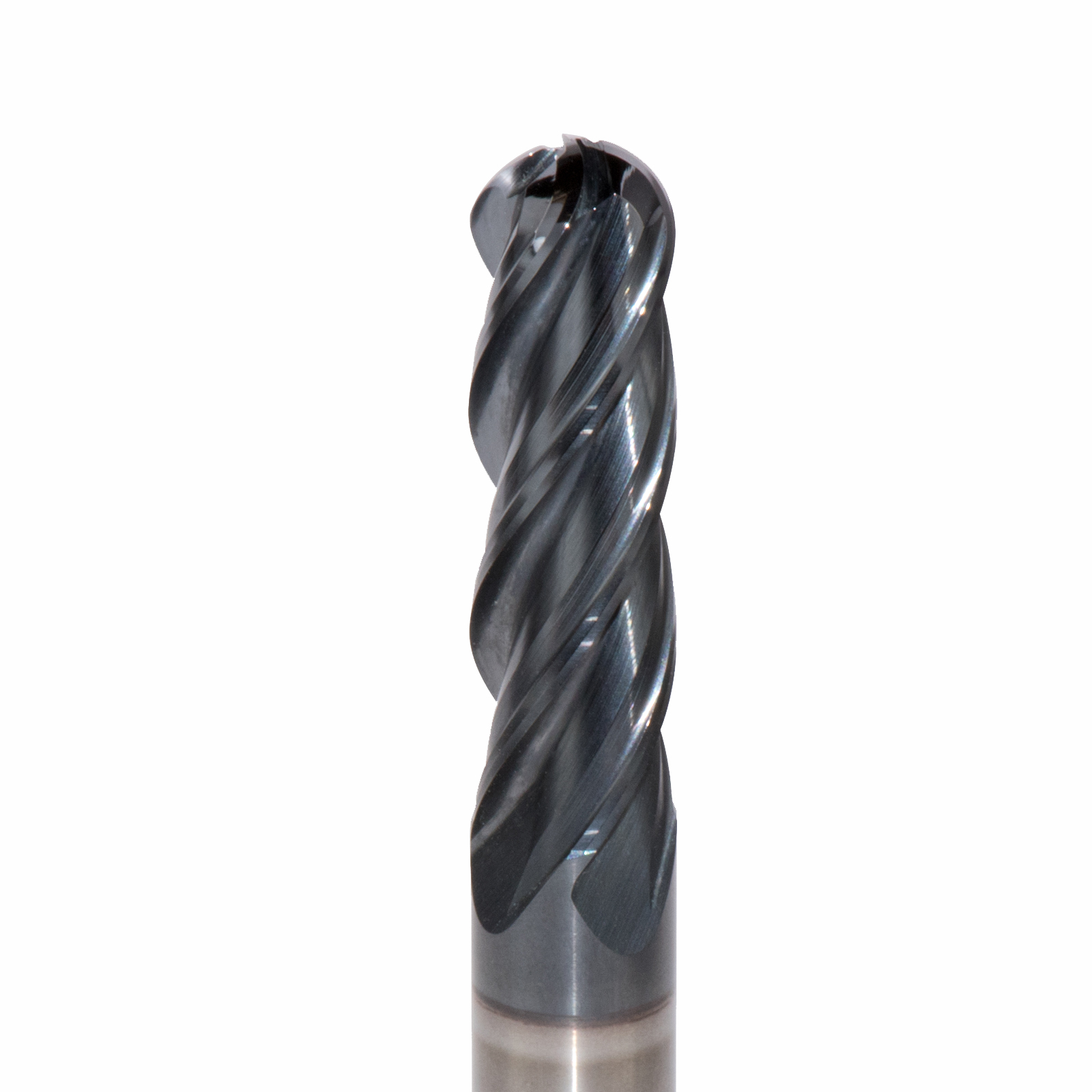 Onsrud MXB2650520W Solid Carbide end mill 4FL 3/8 x 1-1/4 x 3 OAL Ball CR For ISO S, ISO M, ISO P, Titanium, Stainless Steel, Steel, 3/8 Shank, ESG Coated