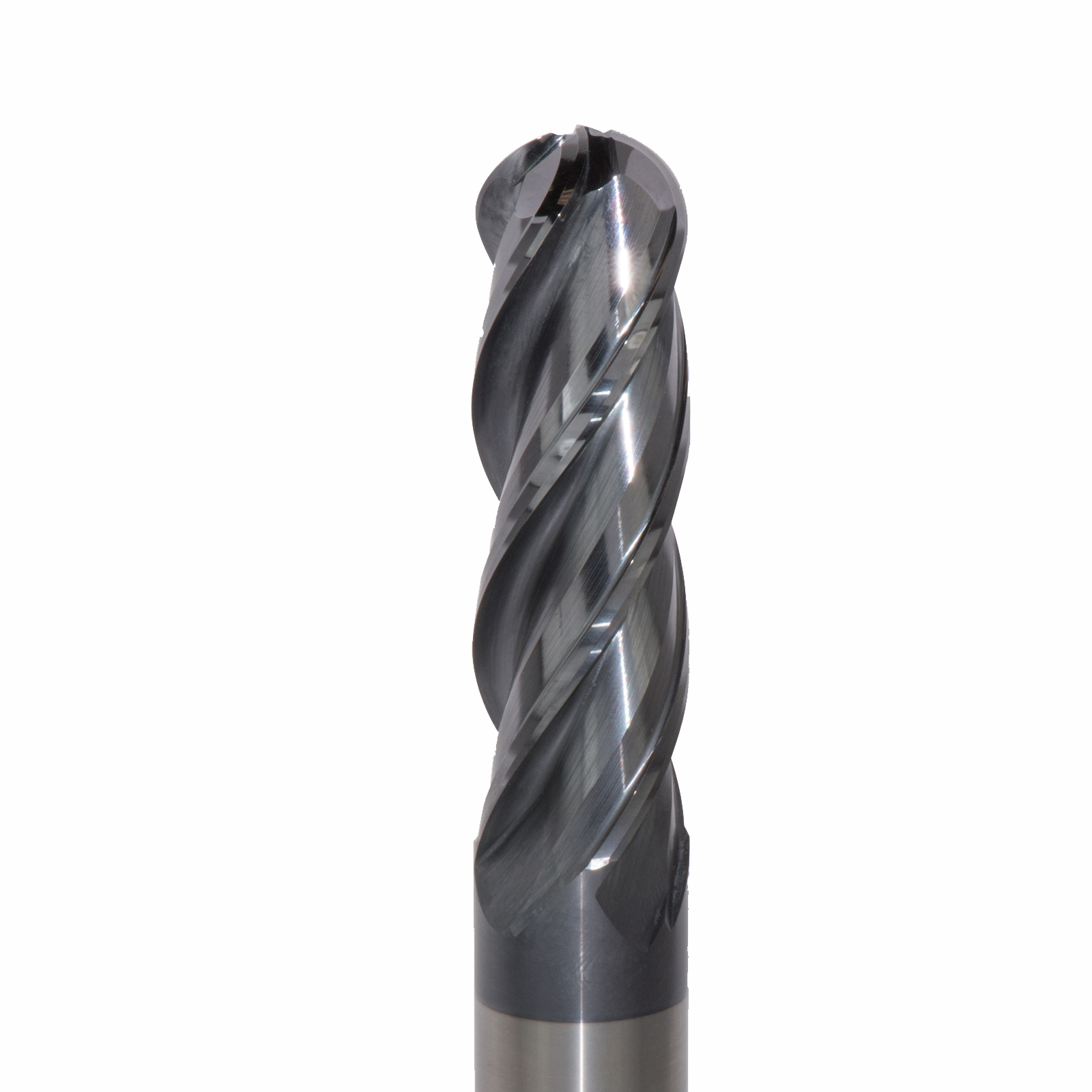 Onsrud MXB2650544 Solid Carbide end mill 4FL 1/1 x 3-1/4 x 6 OAL Ball CR For ISO S, ISO M, ISO P, Titanium, Stainless Steel, Steel, 1/1 Shank, ESG Coated
