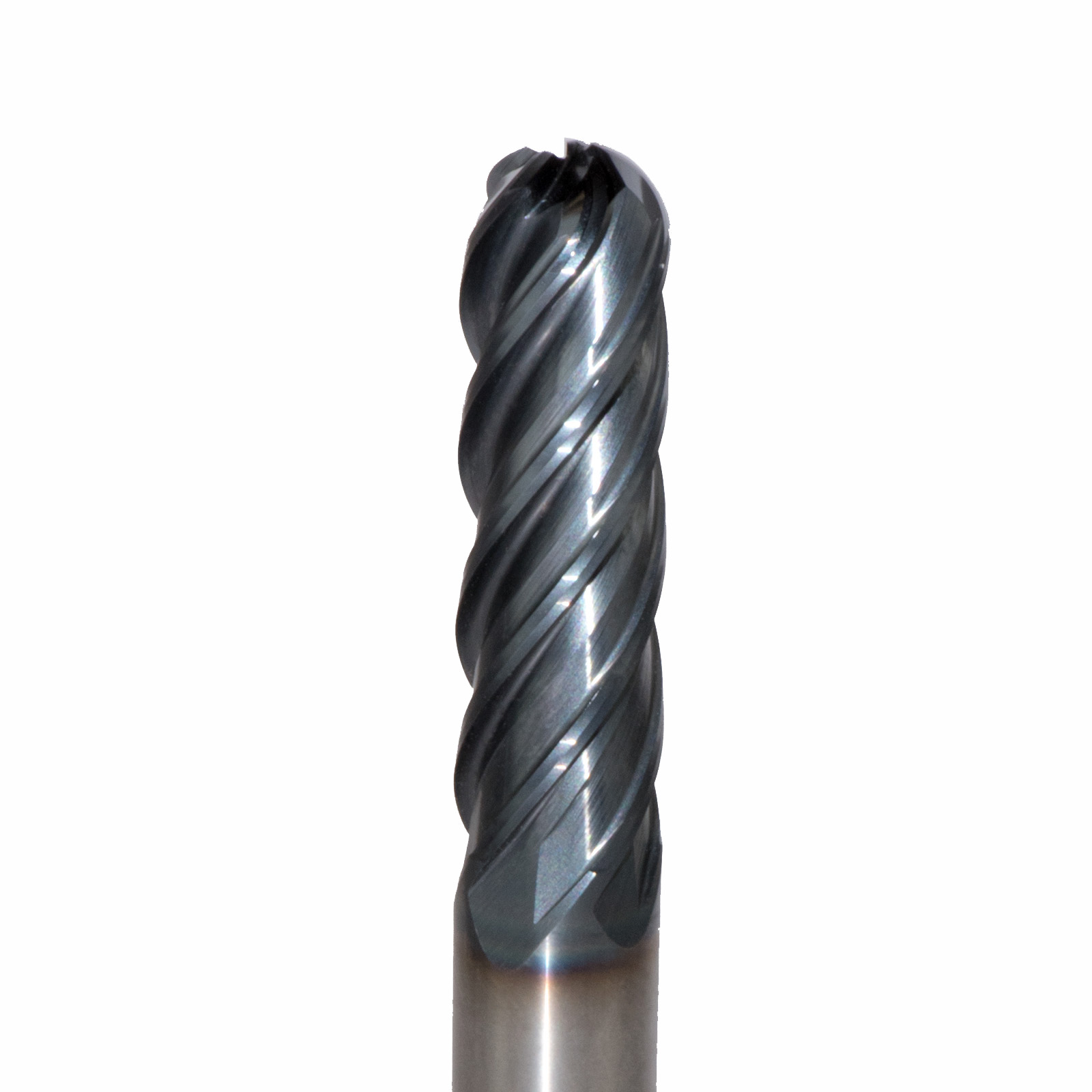 Onsrud MXB2650549W Solid Carbide end mill 5FL 3/8 x 1-1/4 x 3 OAL Ball CR For ISO S, ISO M, ISO P, Titanium, Stainless Steel, Steel, 3/8 Shank, ESG Coated