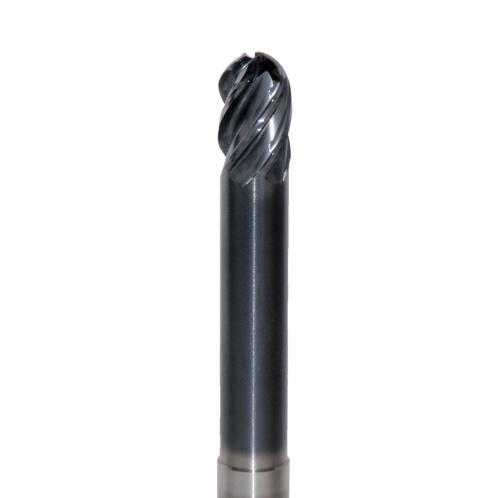 Onsrud MXB2650550W Solid Carbide end mill 5FL 3/8 x 1/2 x 4 OAL Ball CR For ISO S, ISO M, ISO P, Titanium, Stainless Steel, Steel, 3/8 Shank, ESG Coated