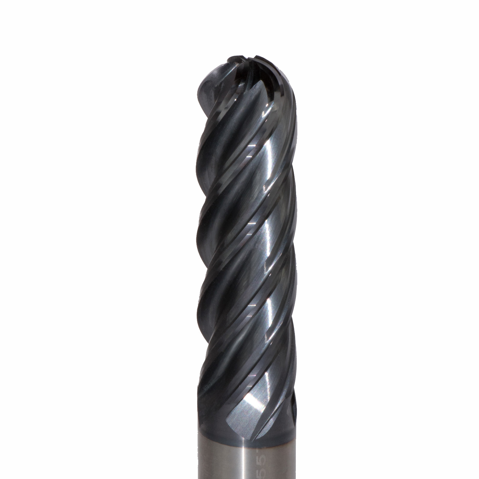 Onsrud MXB2650557W Solid Carbide end mill 5FL 5/8 x 2-1/8 x 4 OAL Ball CR For ISO S, ISO M, ISO P, Titanium, Stainless Steel, Steel, 5/8 Shank, ESG Coated