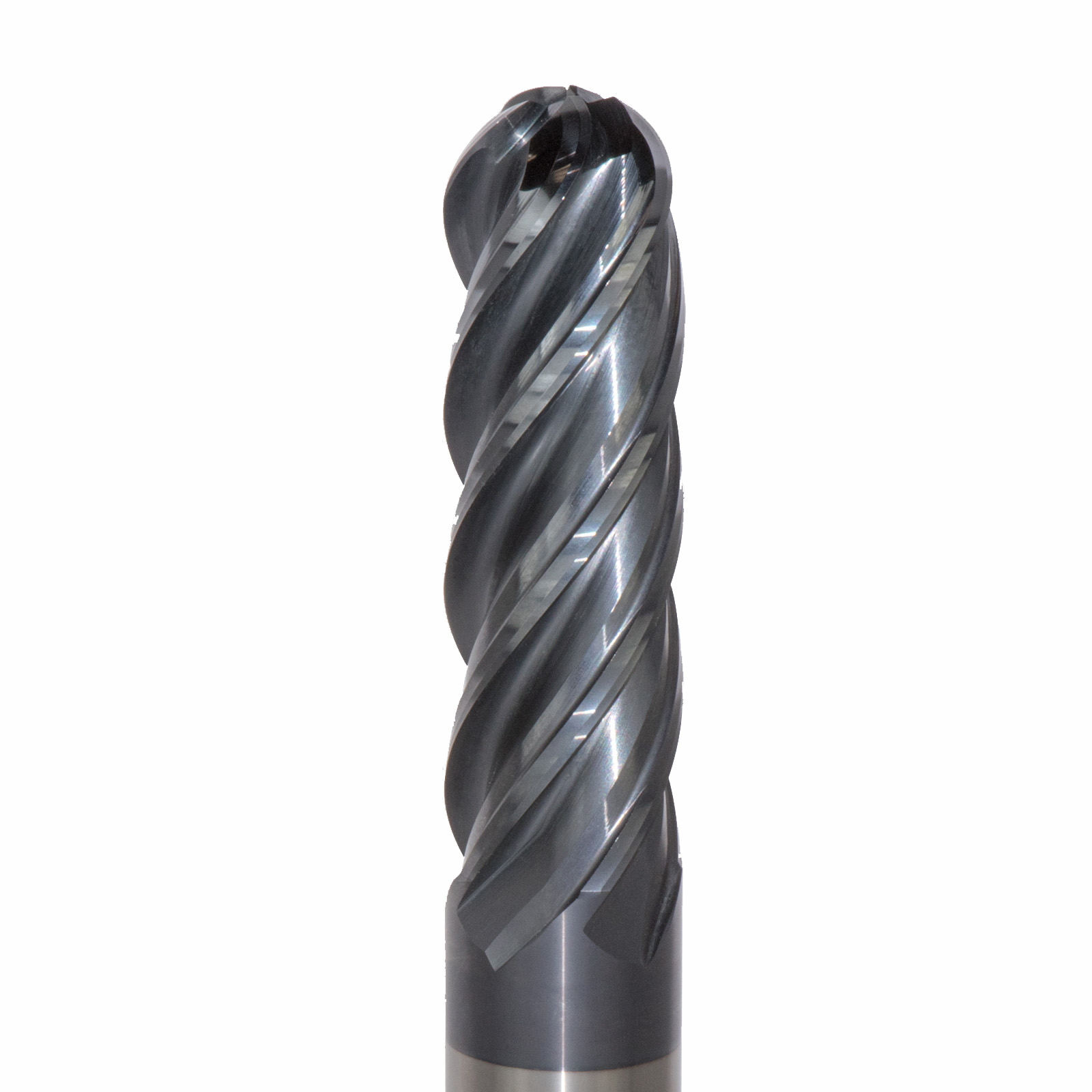Onsrud MXB2650565W Solid Carbide end mill 5FL 1/1 x 3-1/4 x 6 OAL Ball CR For ISO S, ISO M, ISO P, Titanium, Stainless Steel, Steel, 1/1 Shank, ESG Coated