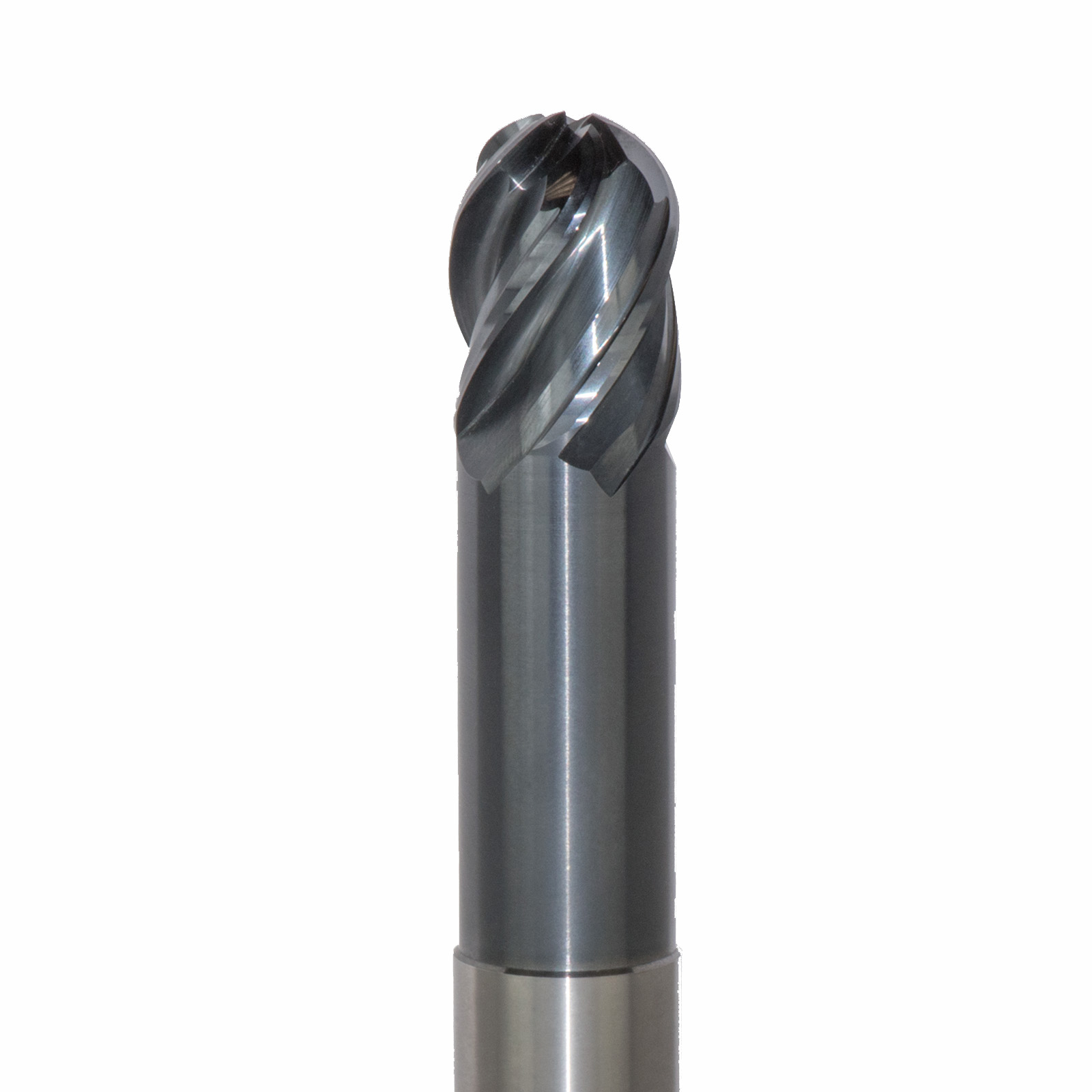 Onsrud MXB2650566W Solid Carbide end mill 5FL 1/1 x 3-1/4 x 7 OAL Ball CR For ISO S, ISO M, ISO P, Titanium, Stainless Steel, Steel, 1/1 Shank, ESG Coated