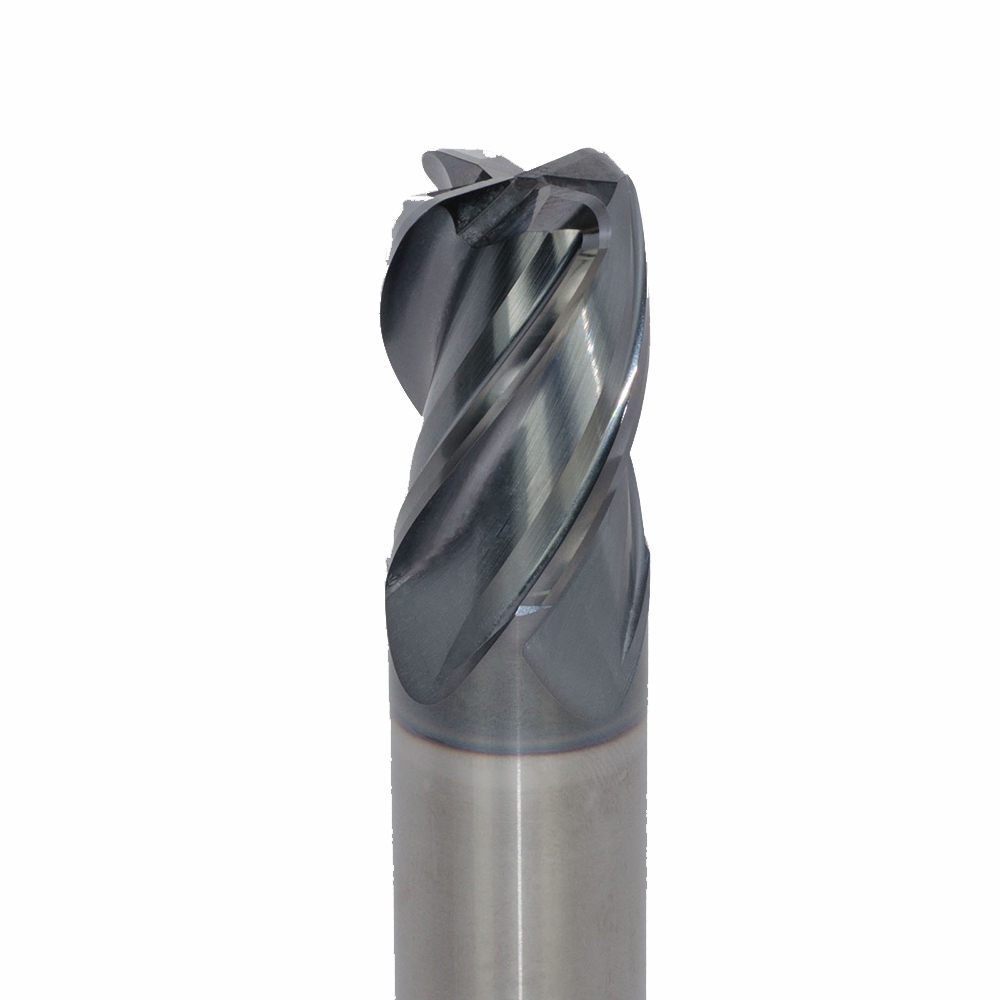Onsrud MXQ2650080W Solid Carbide end mill 4FL 1/1 x 1-1/4 x 4 OAL 0.120 CR For ISO S, ISO M, ISO P, Titanium, Stainless Steel, Steel, 1/1 Shank, ESG Coated