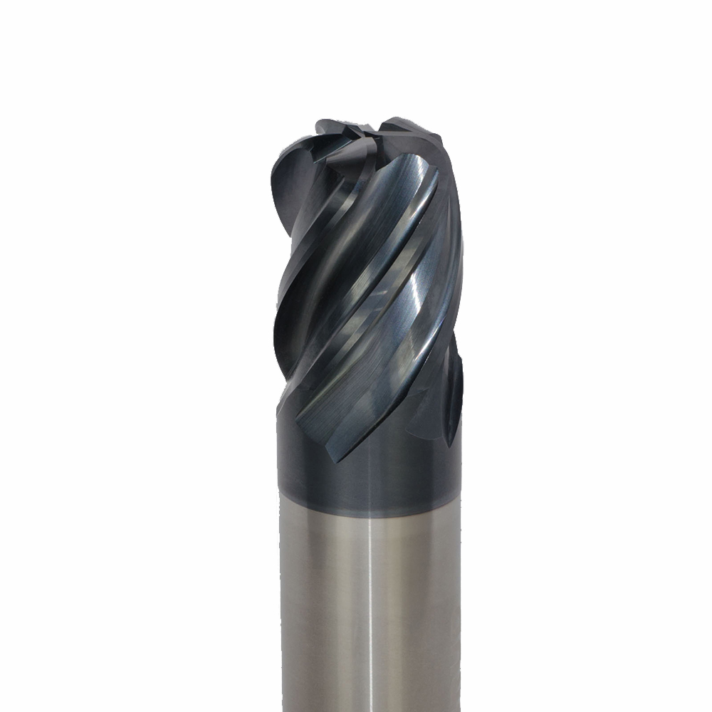 Onsrud MXQ2650085 Solid Carbide end mill 5FL 1/1 x 1-1/2 x 4 OAL 0.120 CR For ISO S, ISO M, ISO P, Titanium, Stainless Steel, Steel, 1/1 Shank, ESG Coated