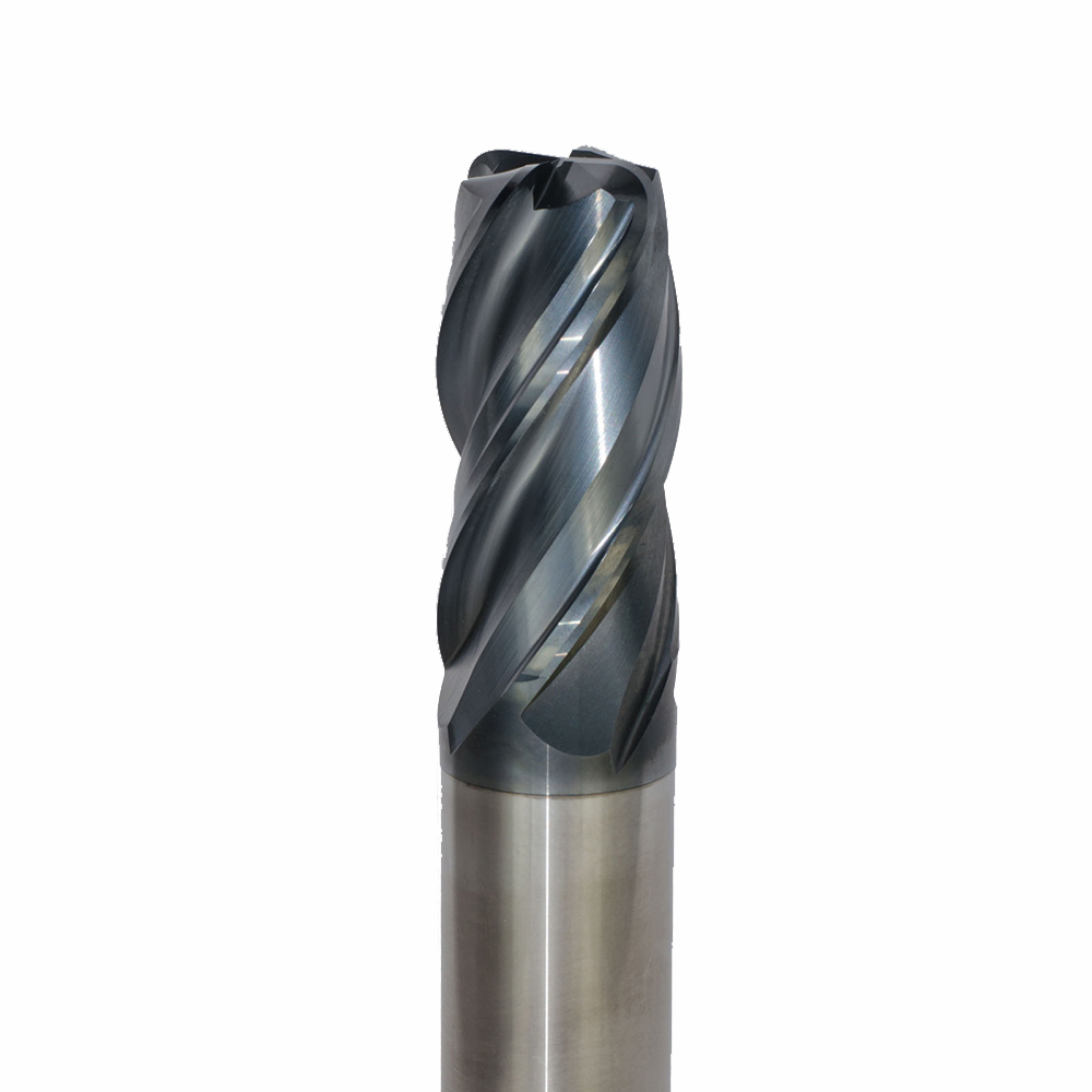 Onsrud MXQ2650087 Solid Carbide end mill 4FL 1/1 x 2 x 5 OAL 0.120 CR For ISO S, ISO M, ISO P, Titanium, Stainless Steel, Steel, 1/1 Shank, ESG Coated