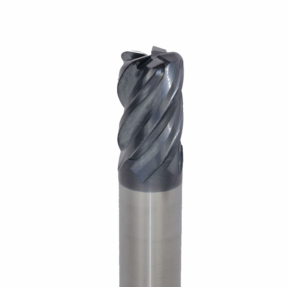 Onsrud MXQ2650092W Solid Carbide end mill 5FL 1/1 x 2 x 5 OAL 0.190 CR For ISO S, ISO M, ISO P, Titanium, Stainless Steel, Steel, 1/1 Shank, ESG Coated