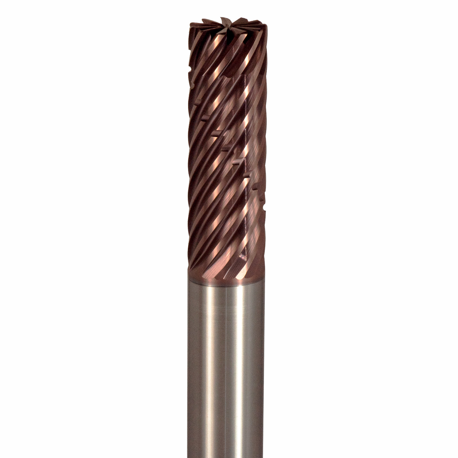 Onsrud HXR2650031 Solid Carbide end mill 11FL 3/4 x 2-1/4 x 5 OAL 0.030 CR For ISO S, Nickel Based Alloys, 3/4 Shank, ESR Coated