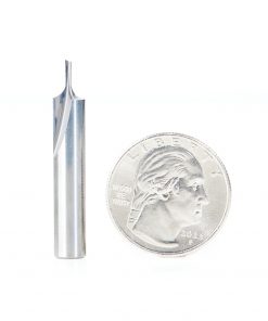 Amana 43509 Solid Carbide Single Flute Straight Plunge 1/16 Dia x 3/16 x 1/4 Inch Shank
