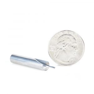 Amana 43509 Solid Carbide Single Flute Straight Plunge 1/16 Dia x 3/16 x 1/4 Inch Shank