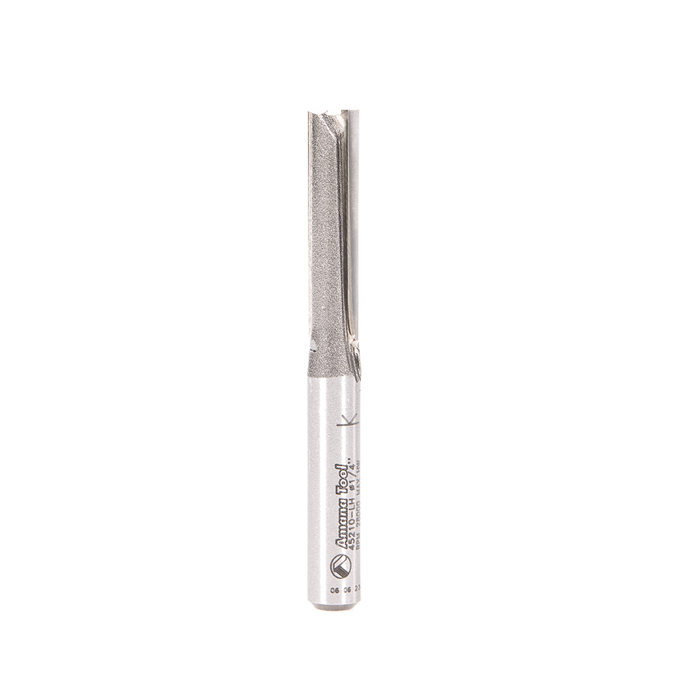 Amana 45210-LH Carbide Tipped Straight Left Hand Plunge High Production 1/4 Dia x 1 Inch x 1/4 Shank