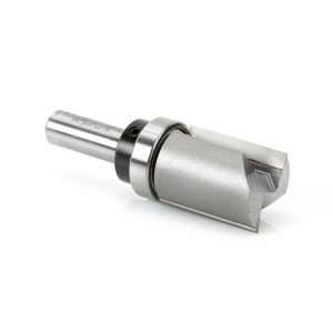 Amana 45468 Carbide Tipped Flush Trim Plunge Template 1-1/8 Dia x 1-1/2 x 1/2 Inch Shank with Upper BB