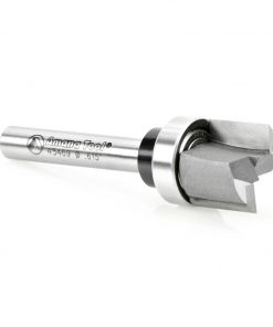 Amana 45469 Carbide Tipped Straight Plunge .615 Dia x 1/2 x 1/4 Inch Shank with Upper BB