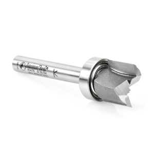 Amana 45476 Carbide Tipped Straight Plunge .615 Dia x 1/2 x 3/8 Shank with Upper BB