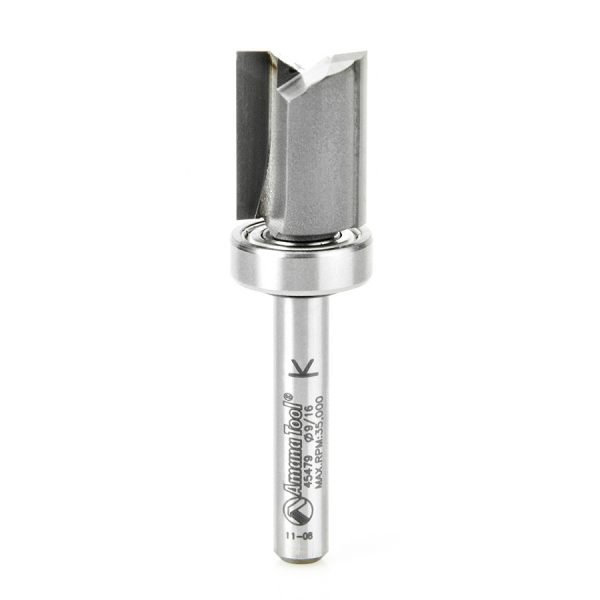 Amana 45479 Carbide Tipped Straight Plunge 9/16 Dia x 3/4 x 1/4 Inch Shank with Upper BB