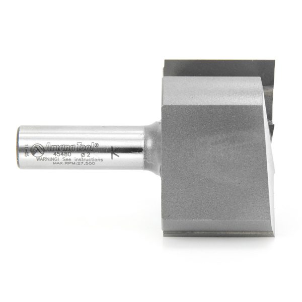 Amana 45480 Carbide Tipped Straight Plunge High Production 2 Dia x 1-1/4 x 1/2 Inch Shank