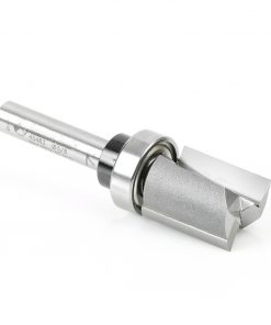 Amana 45483 Carbide Tipped Flush Trim Plunge Template 5/8 Dia x 3/4 x 1/4 Inch Shank with Upper BB